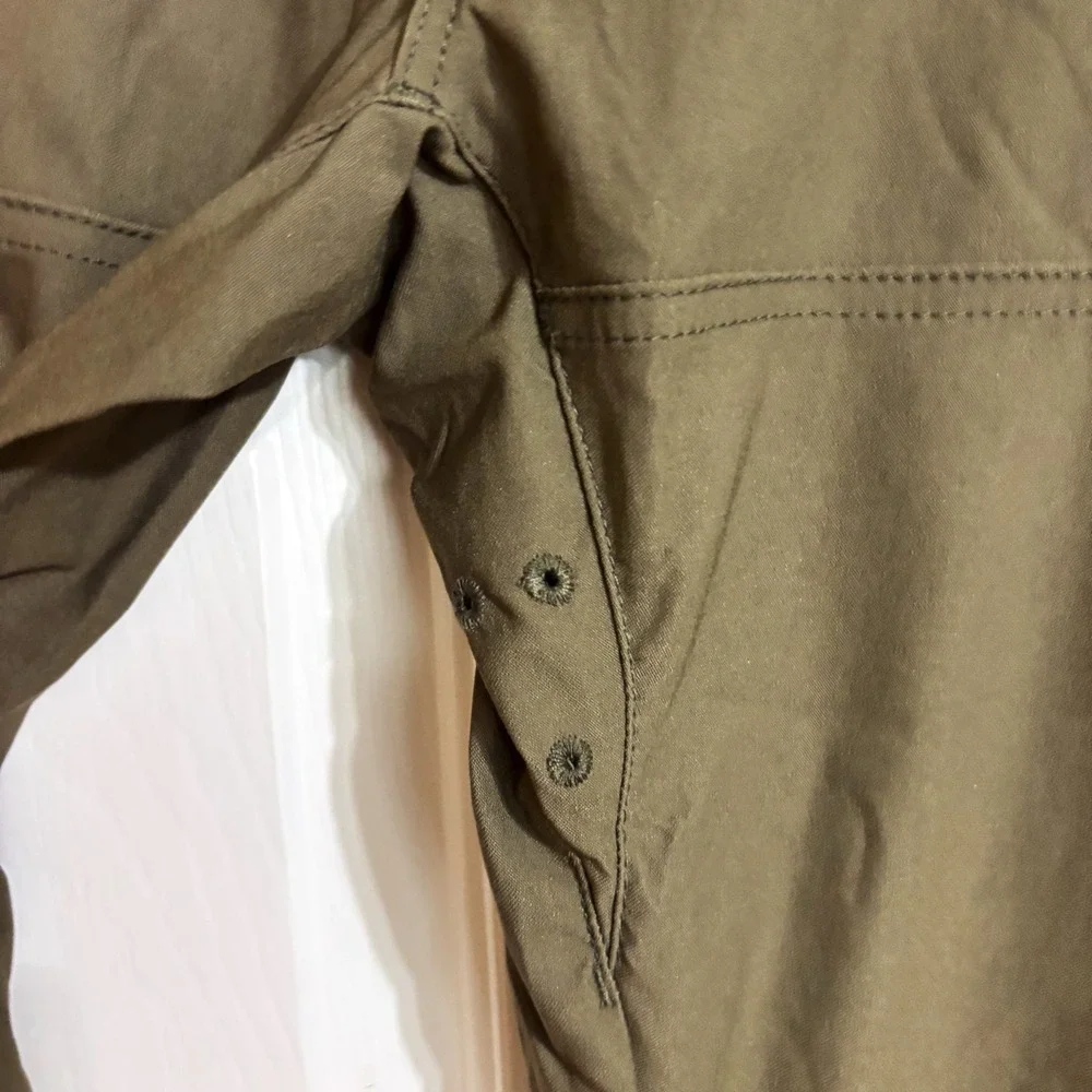 prAna Stretch Zion Pant II Mens 32x30 Slate Green New Relaxed Fit Hiking Cargo
